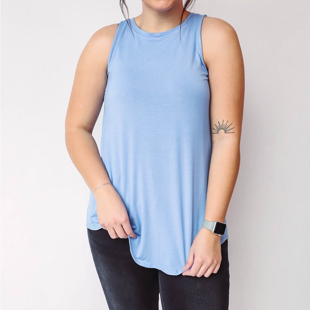 Zenana spring blue tank